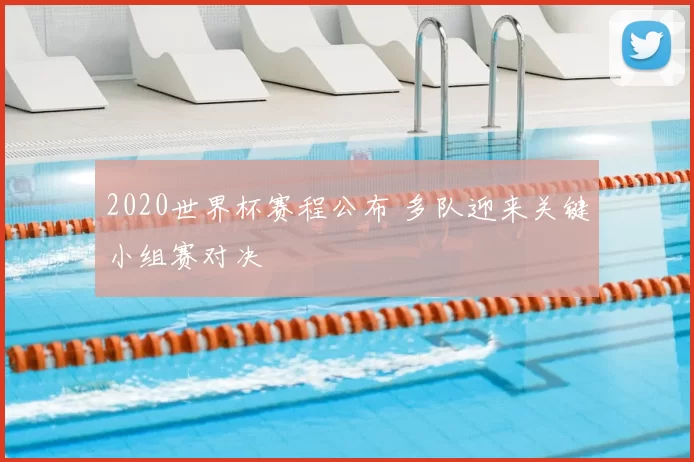 2020世界杯赛程公布 多队迎来关键小组赛对决